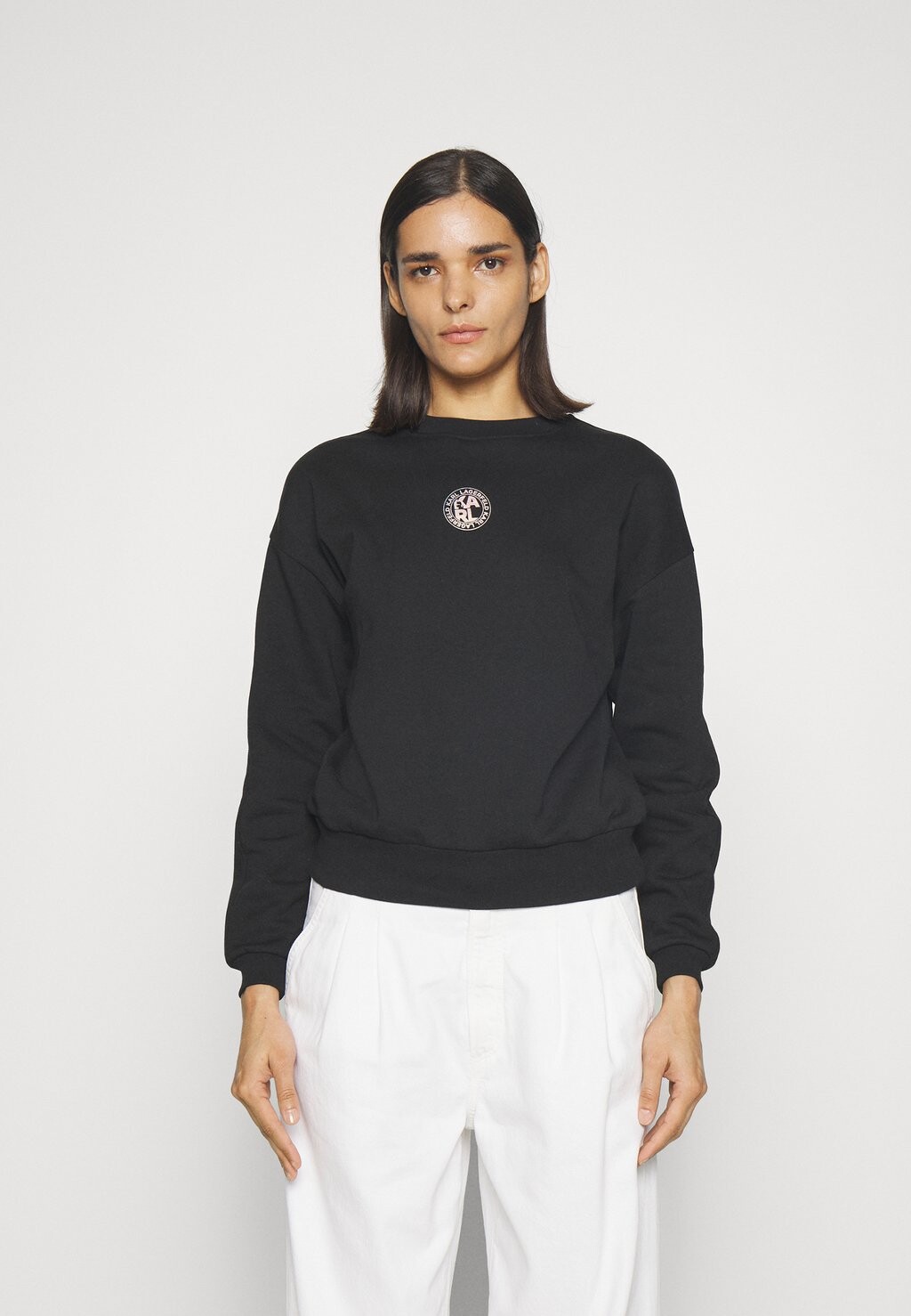 

Толстовка KARL LAGERFELD ATHLS SMALL LOGO, черный