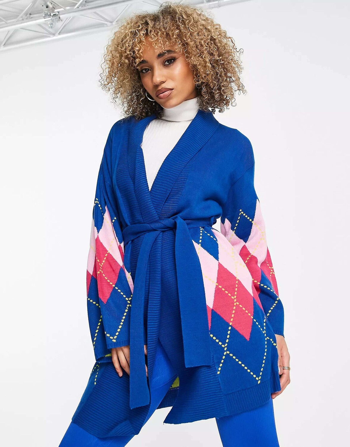 

Синий кардиган с запахом Threadbare Ski Threadbare