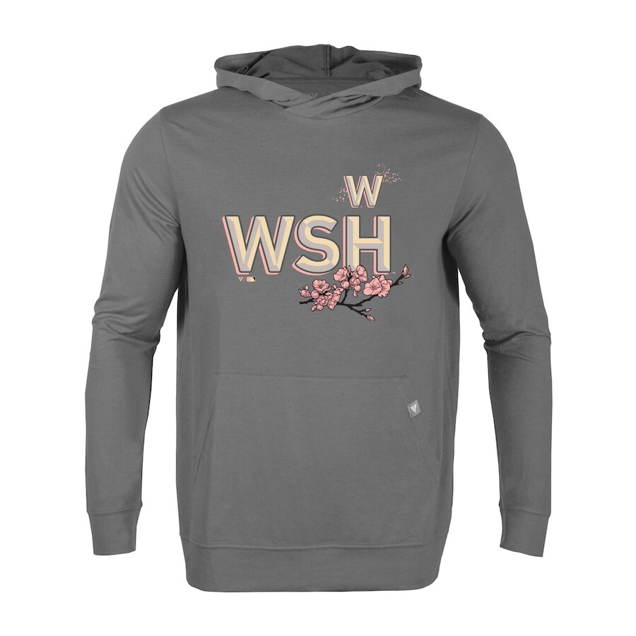 

Пуловер с капюшоном Levelwear Washington Nationals, серый