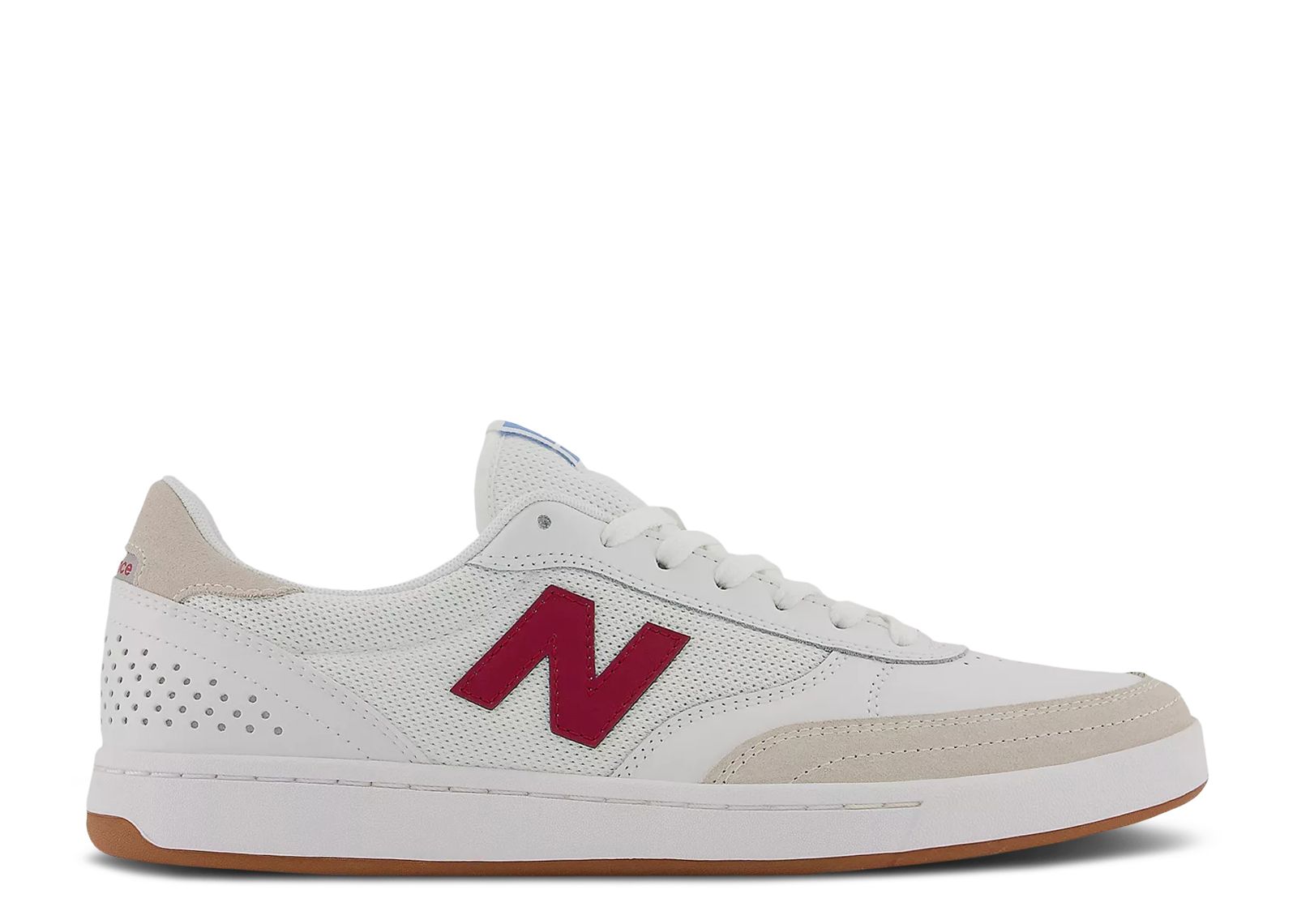 

Кроссовки New Balance Numeric 440 'White Burgundy', белый