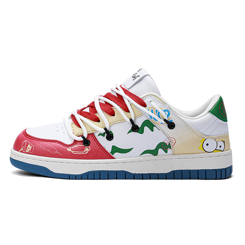 

Кроссовки The Simpsons Skateboarding Shoes Unisex Low-top, зеленый