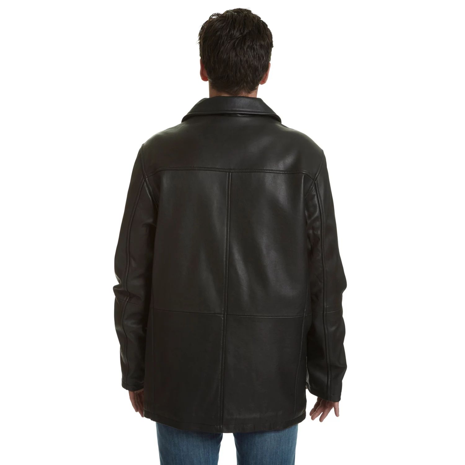 Мужское кожаное автомобильное пальто Excelled, черный мужское кожаное портмоне sergio belotti 3685 milano brown