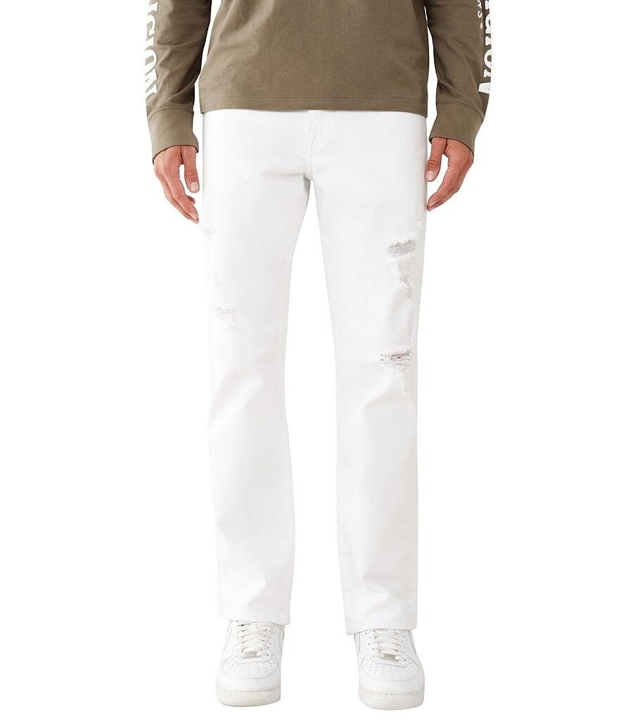 

Прямые джинсы с клапанами True Religion Ricky, белый