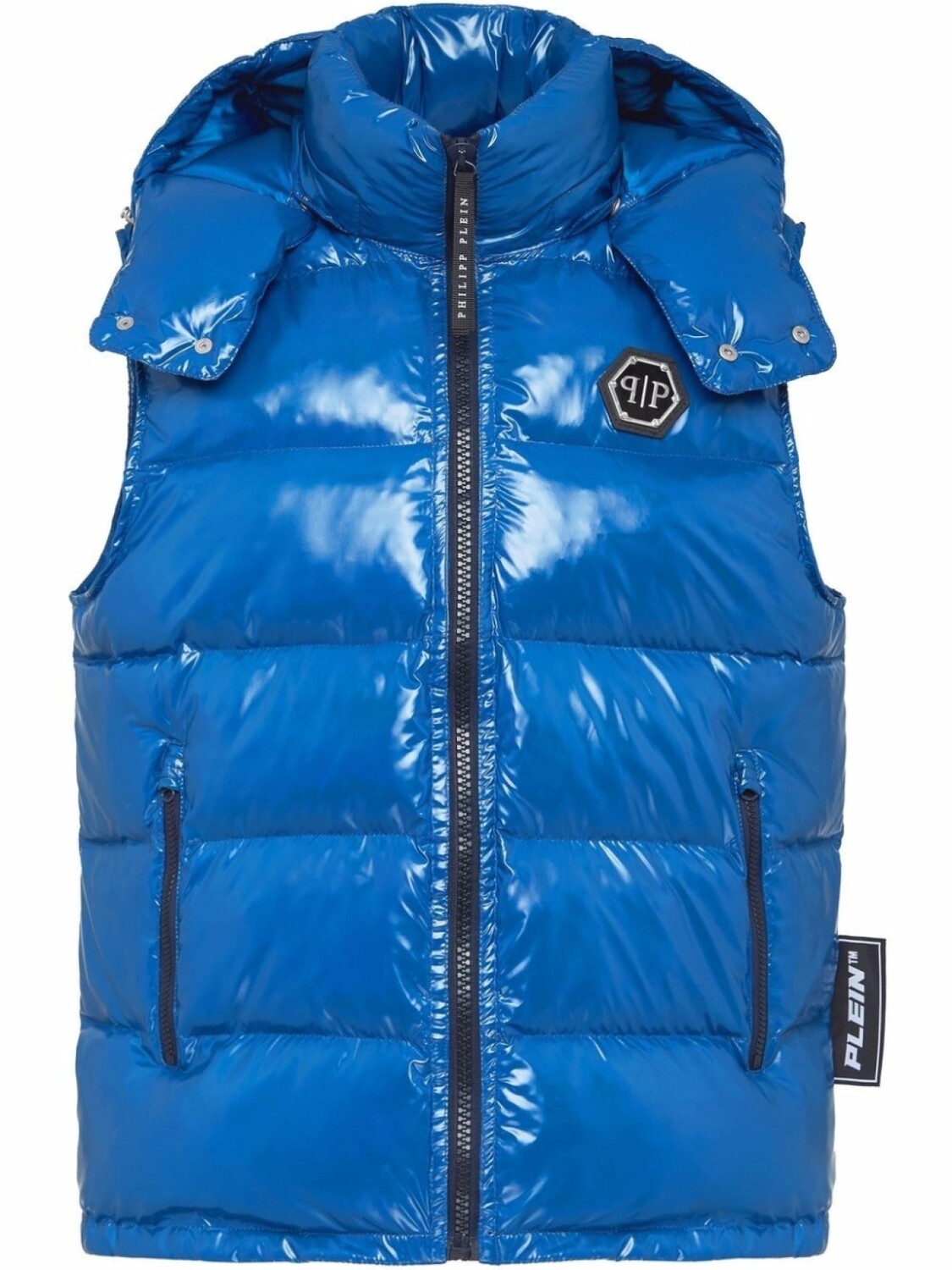 Дутый жилет Philipp Plein, синий