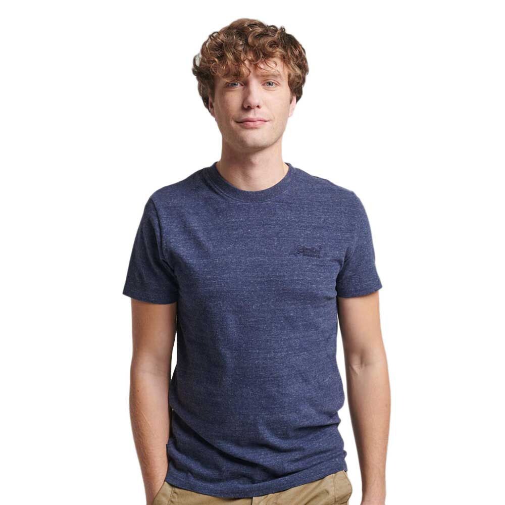 

Футболка с коротким рукавом Superdry Vintage Logo Embroidered, синий