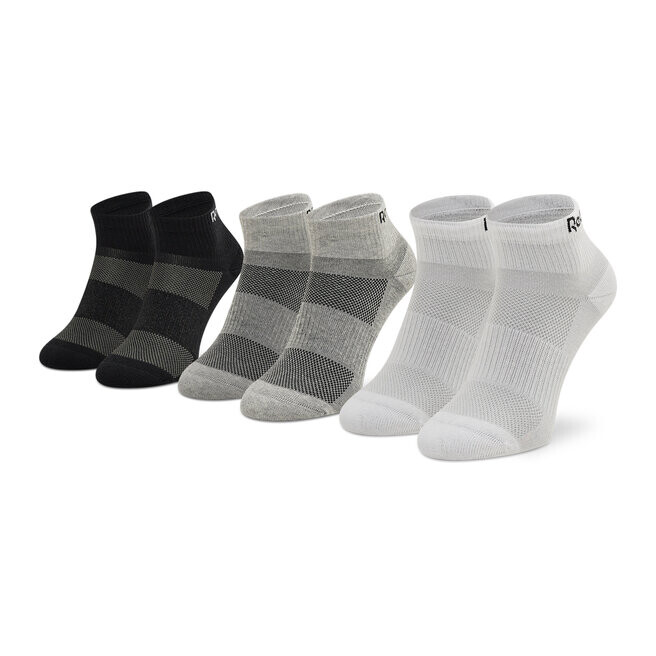 

Носки Reebok ActiveFoundation Ankle, 3 шт, черно-белый