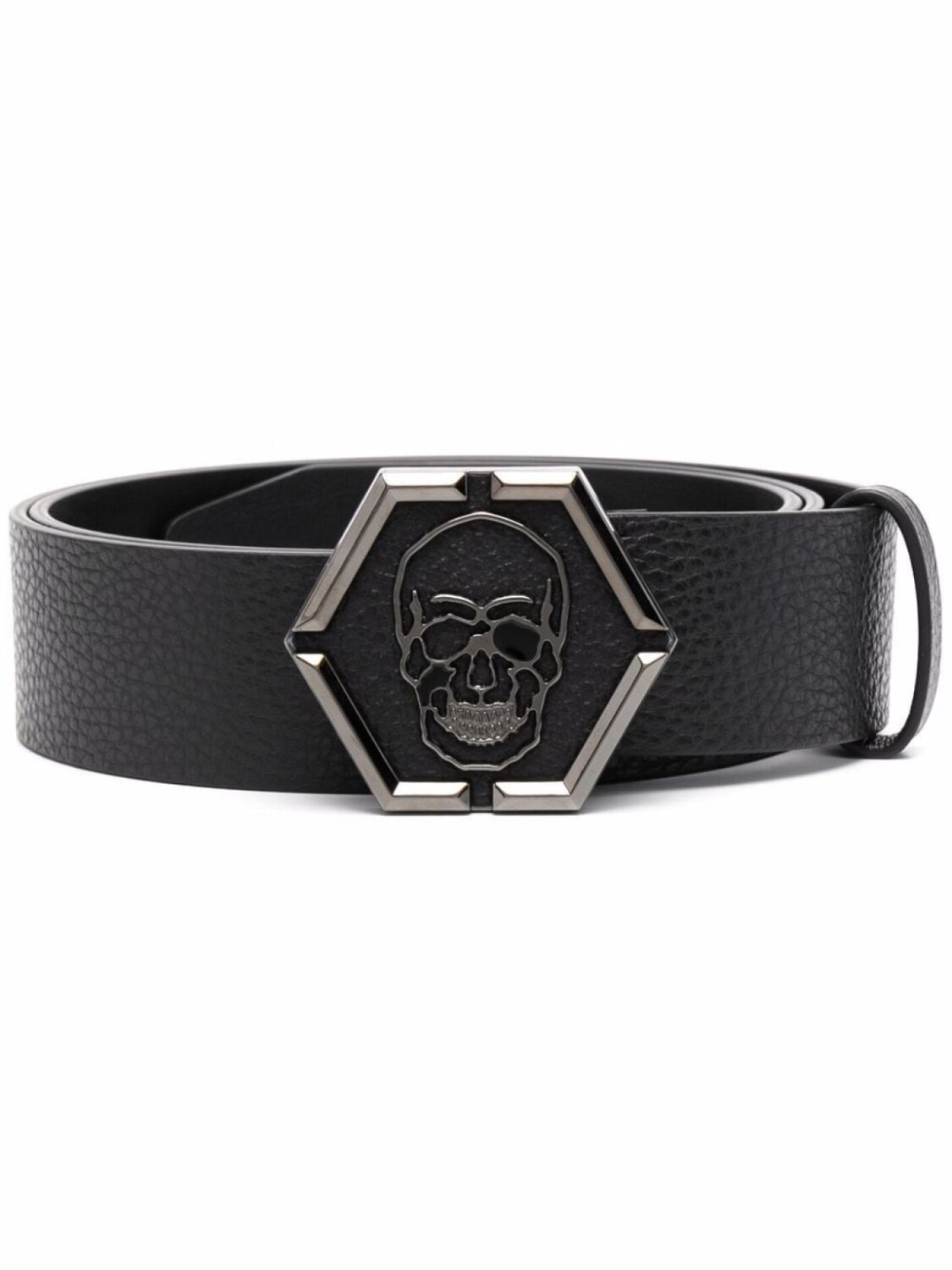

Philipp Plein ремень с пряжкой Skull, черный