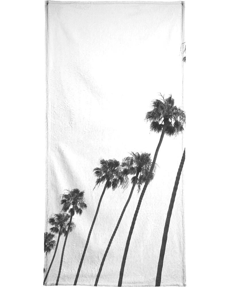 

Полотенце для ванной Juniqe Cali Palms, цвет Grau & Schwarz