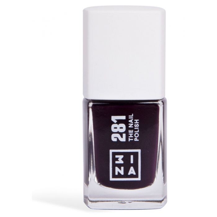 цена Лак для ногтей Esmalte de Uñas Larga Duración 3Ina, 281 Berenjena