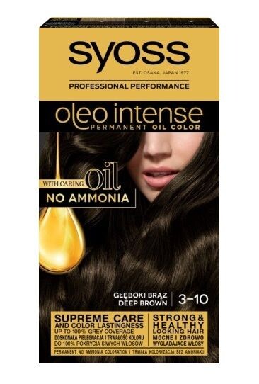 

Syoss Oleo Intense 3-10 краска для волос, 1 шт.