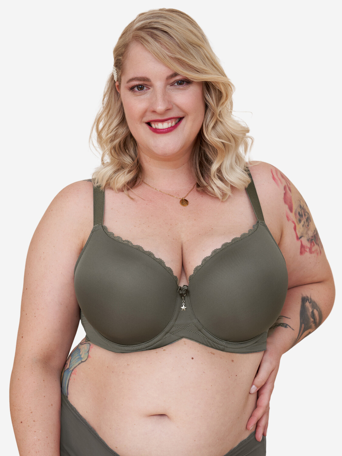 

Бюстгальтер с косточками SugarShape BH Pure Basic, оливковый