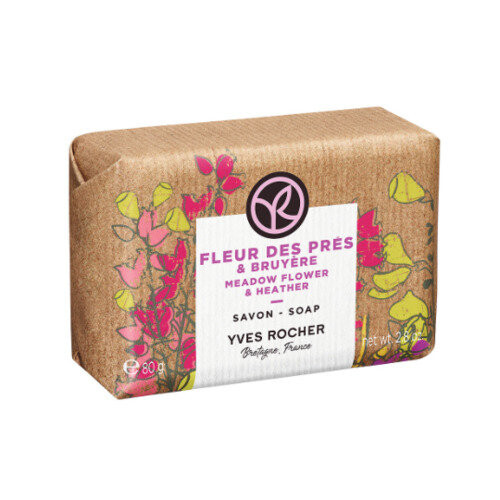 Мыло «Луговые цветы и вереск», 80 г Yves Rocher
