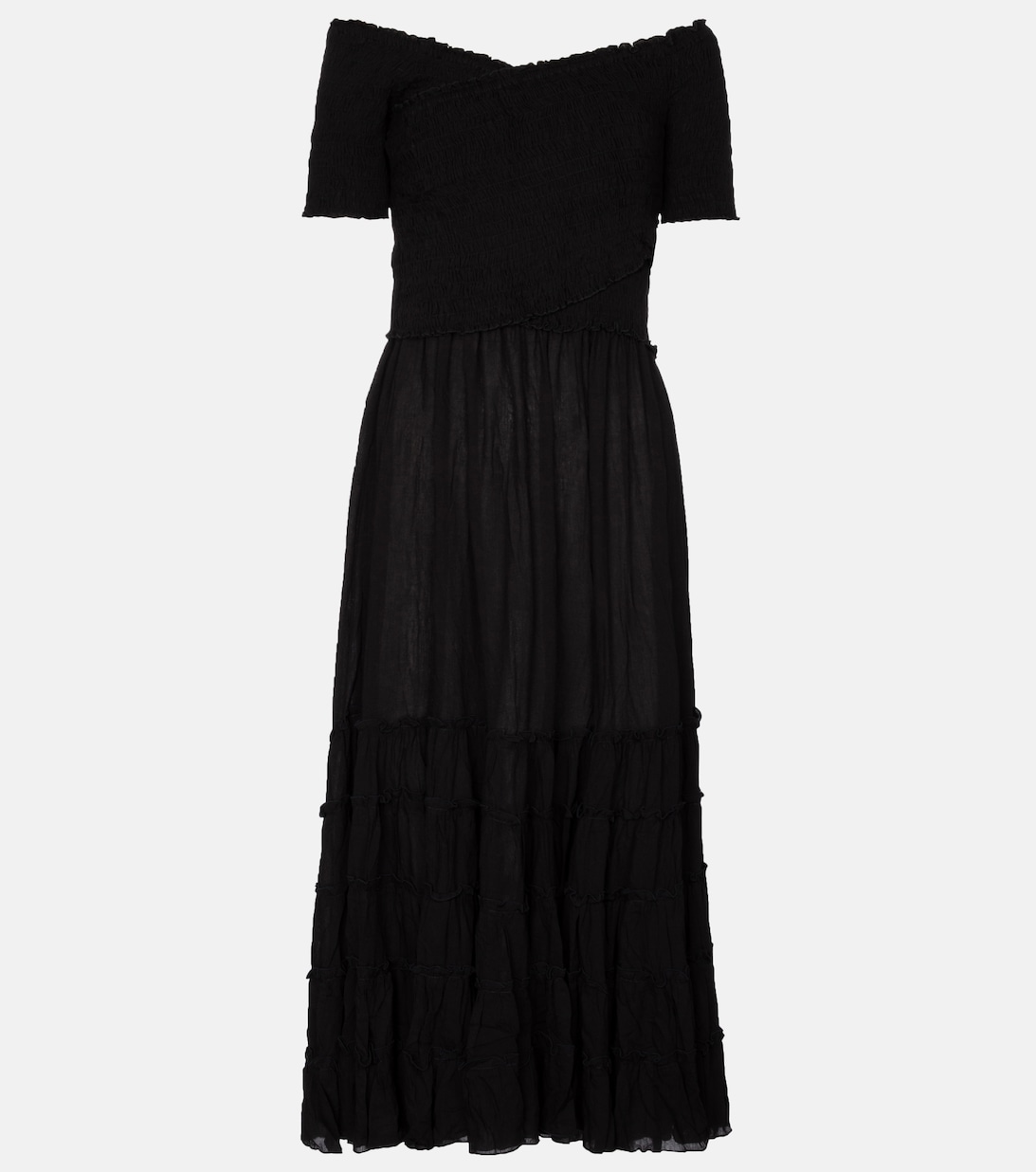 Платье миди соледад POUPETTE ST BARTH, черный платье catalina соледад