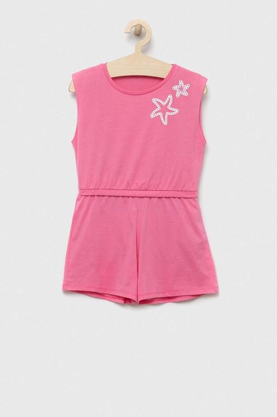 

Детский хлопковый комплект United Colors of Benetton, розовый