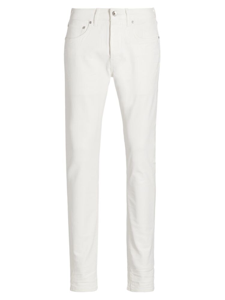 

Джинсы скинни из эластичного денима Made In Italy Collection Purple Brand, цвет Leathered White