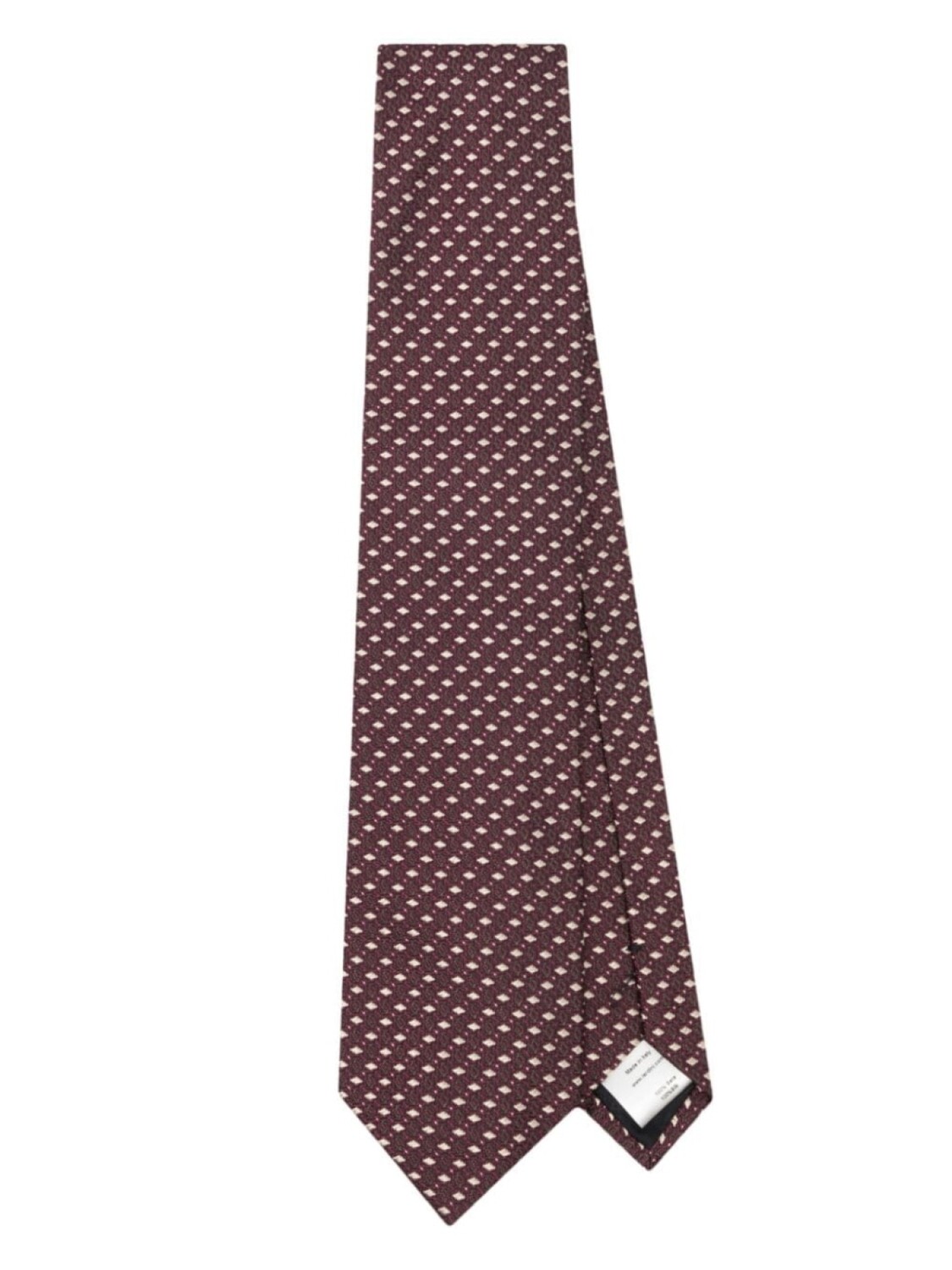 

Lardini шелковый галстук с жаккардовым узором, красный