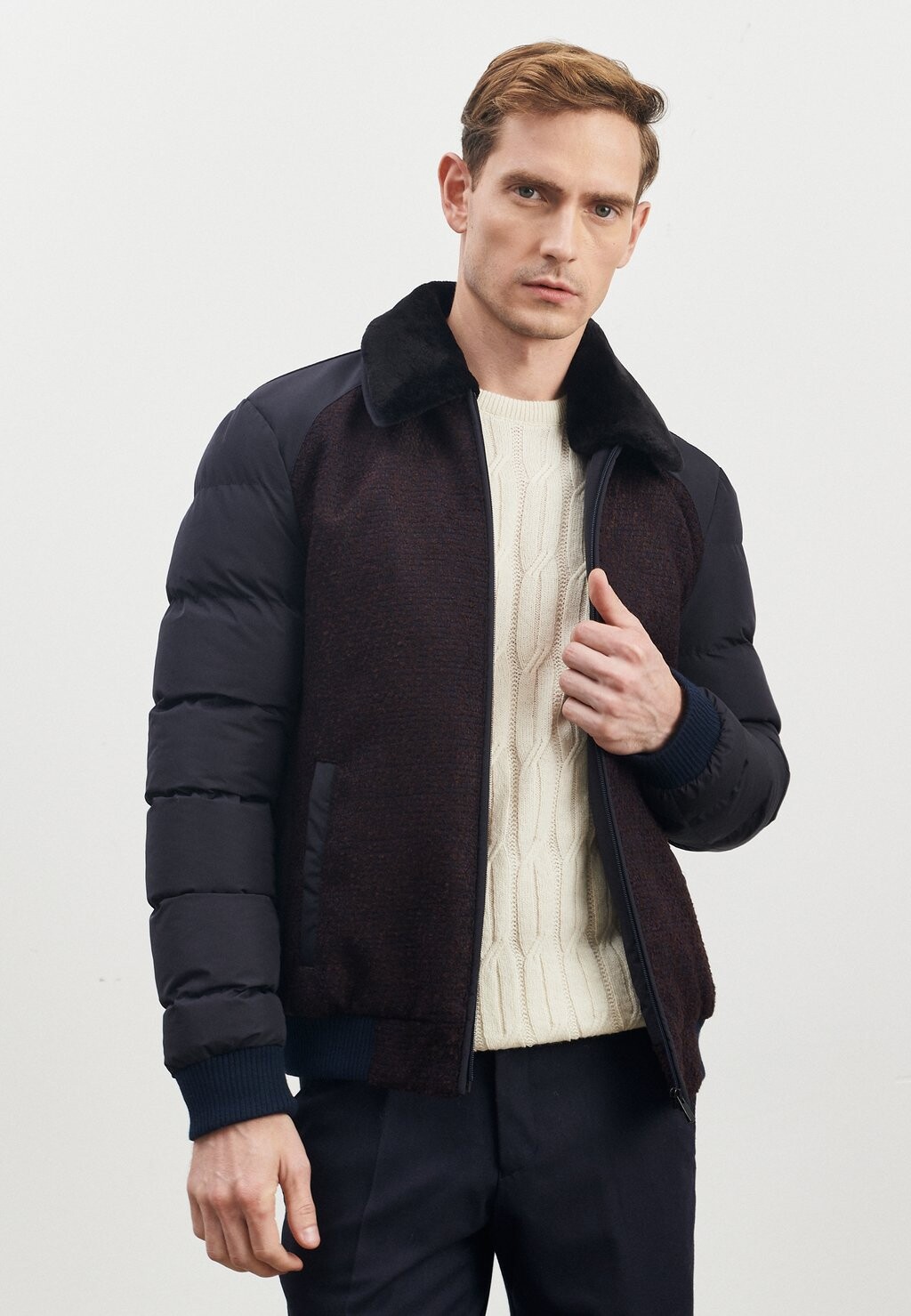 

Зимняя куртка Ac&Co / Altinyildiz Classics, бордовый, Красный