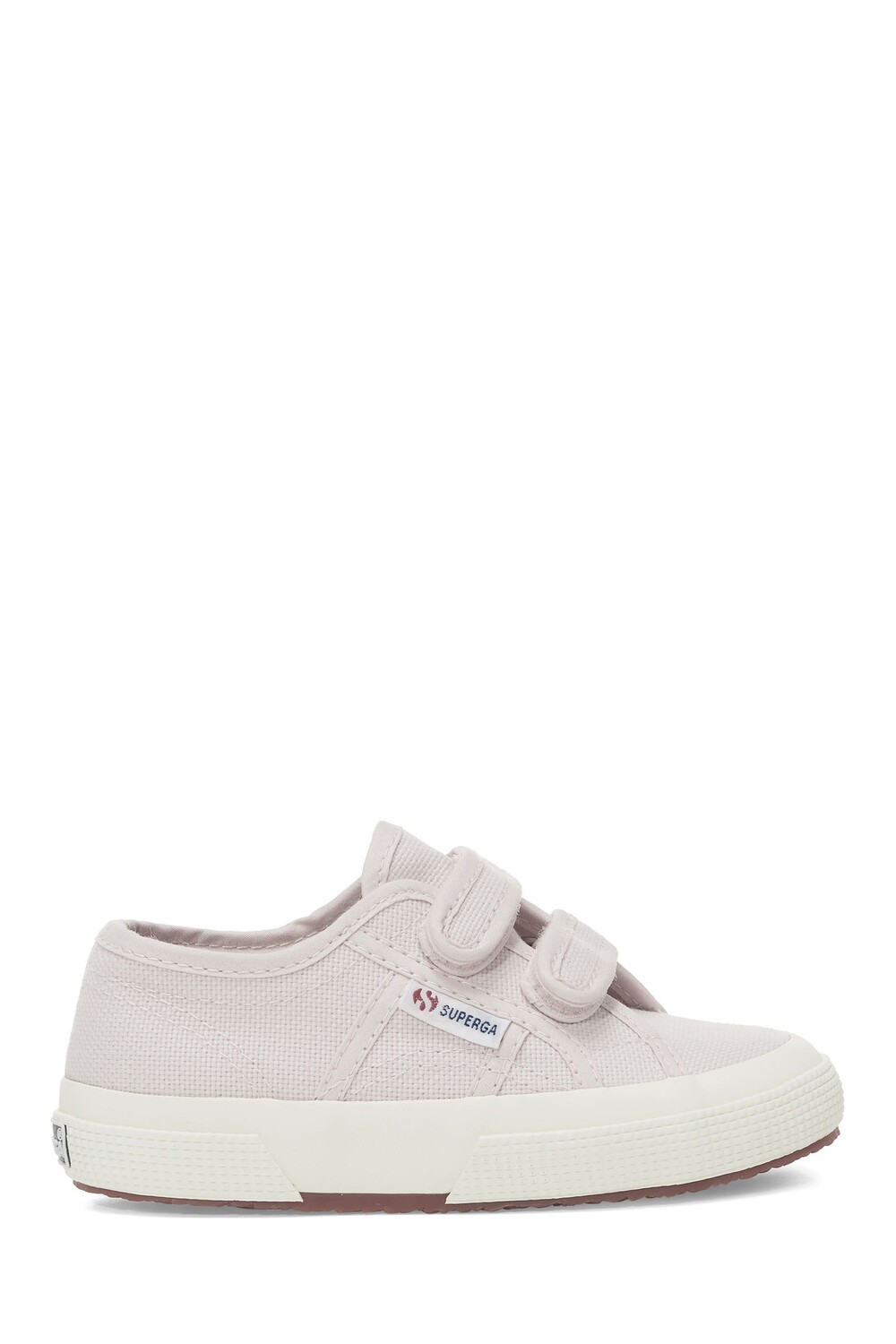 

Холщовые кроссовки 2750 с розовым ремешком Superga, розовый