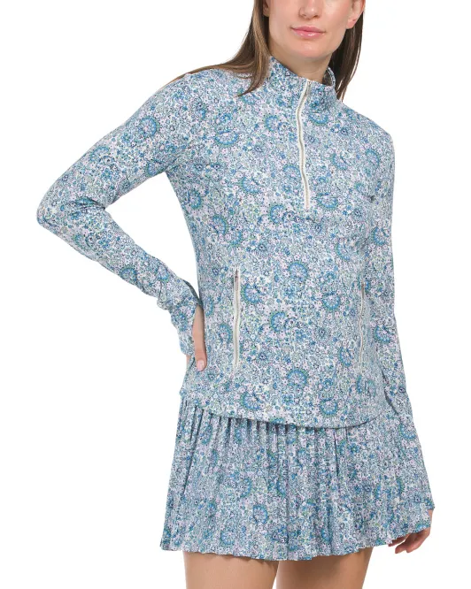 

Куртка для йоги с четвертью молнией Laura Ashley, цвет Paisley