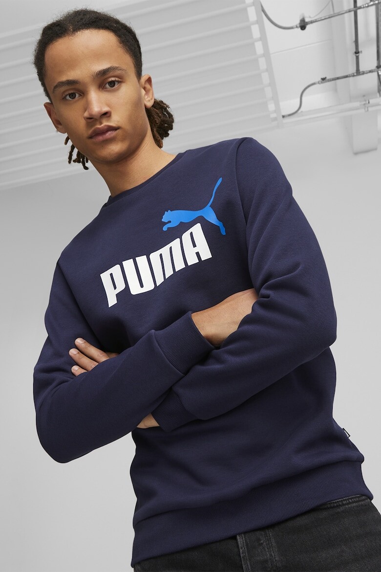 

Толстовка Essentials с овальным вырезом и логотипом Puma, синий