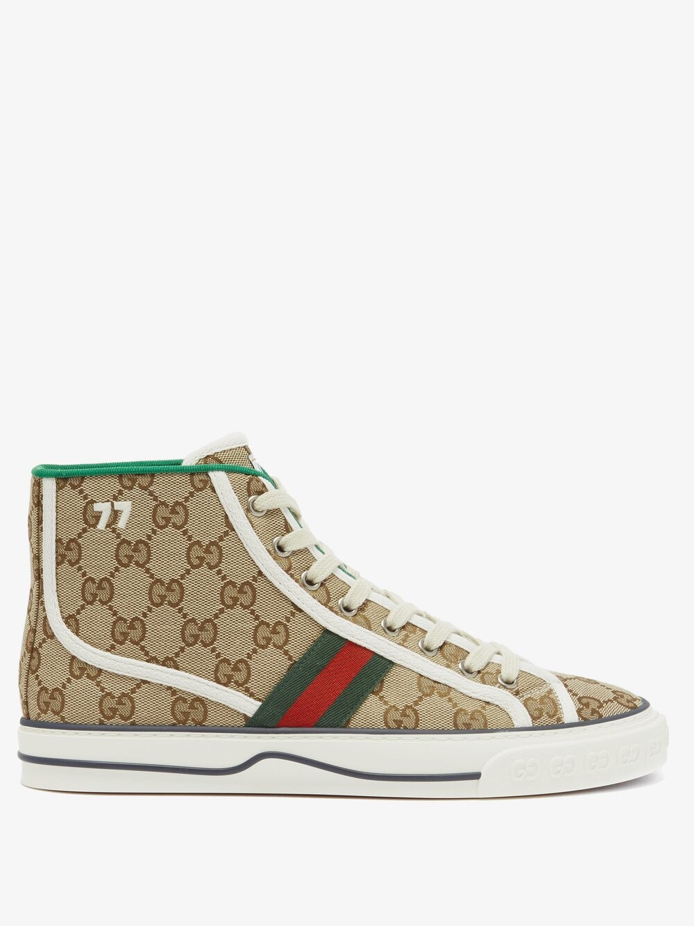 

Высокие кроссовки tennis 1977 gg supreme Gucci, коричневый