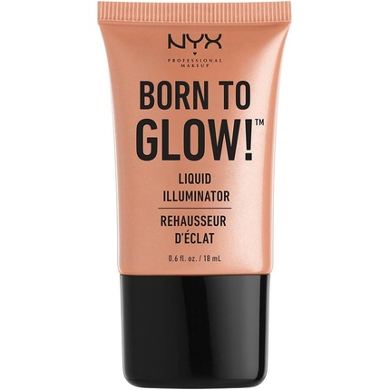 NYX Professional Makeup Born to Glow Жидкий иллюминатор Gleam 18 мл хайлайтер nyx professional makeup born to glow icy highlighter duo 6 мл