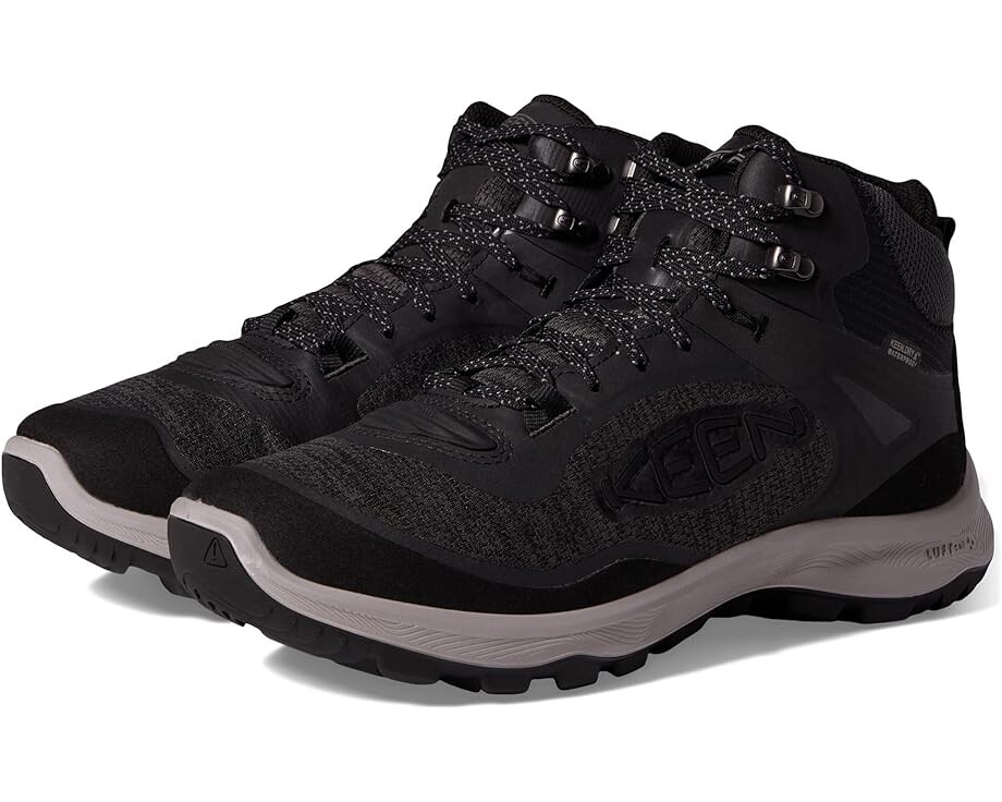 

Походные ботинки KEEN Terradora Flex Mid Waterproof, цвет Black/Steel Grey