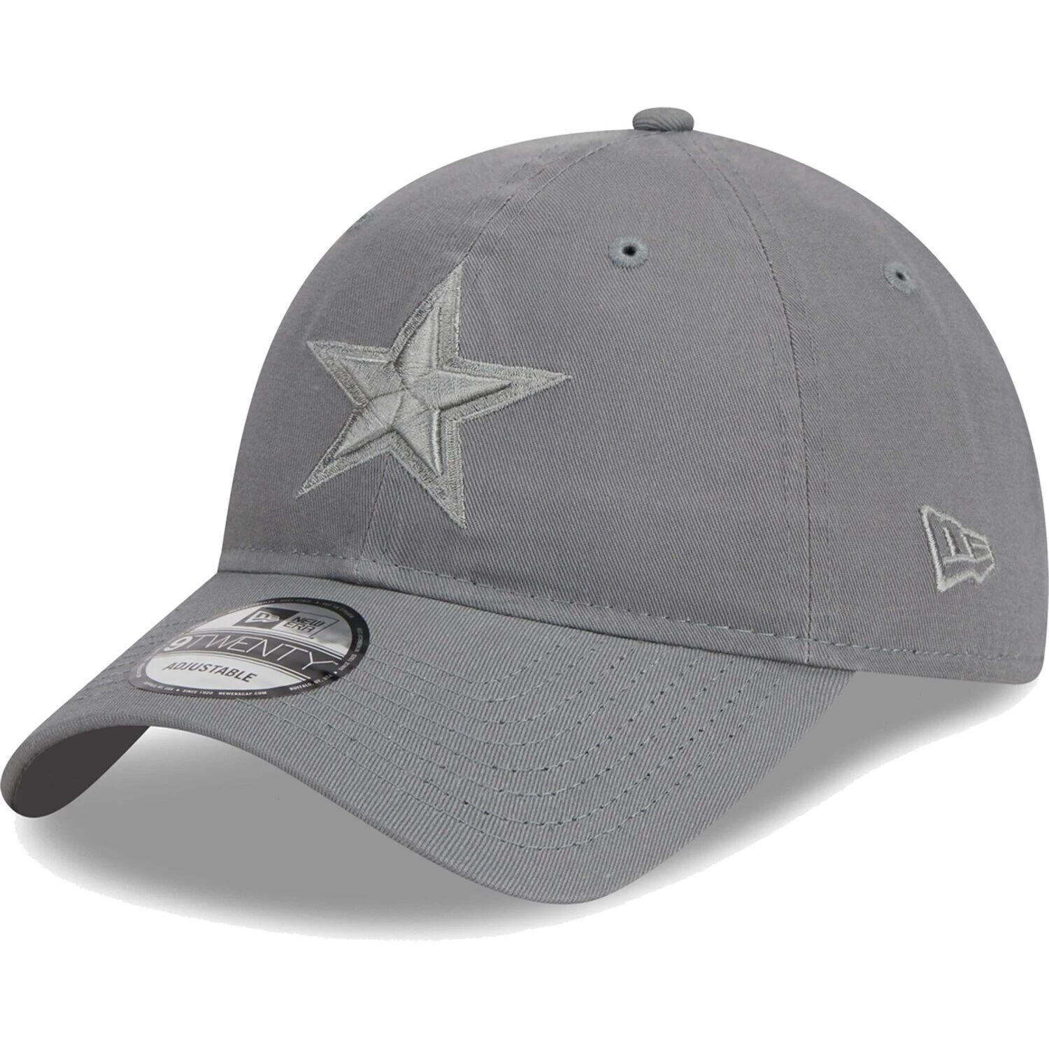 

Мужская регулируемая шляпа New Era Grey Dallas Cowboys Color Pack 9TWENTY