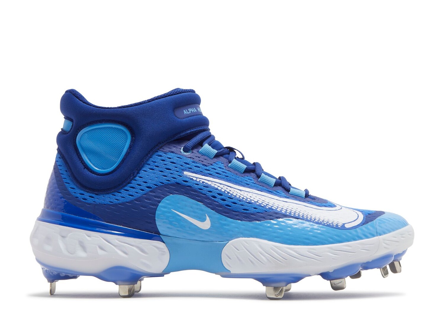 

Кроссовки Nike Alpha Huarache Elite 4 Mid 'Hyper Royal White', синий