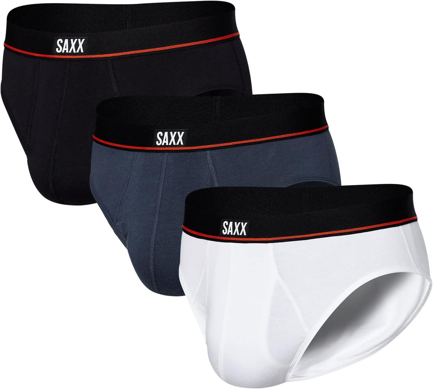 

Трусики Non-Stop из эластичного хлопка, 3 шт. SAXX UNDERWEAR, цвет Black/Deep Navy/White