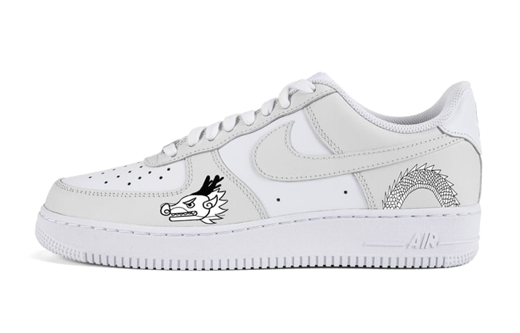 

Мужские кроссовки для скейтбординга Nike Air Force 1, Light Gray