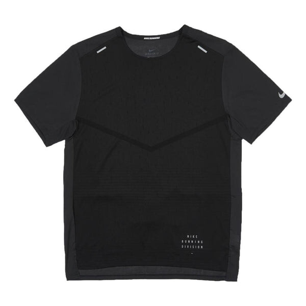 

Футболка Nike Dri-FIT Run Division T-Shirt 'Black', черный