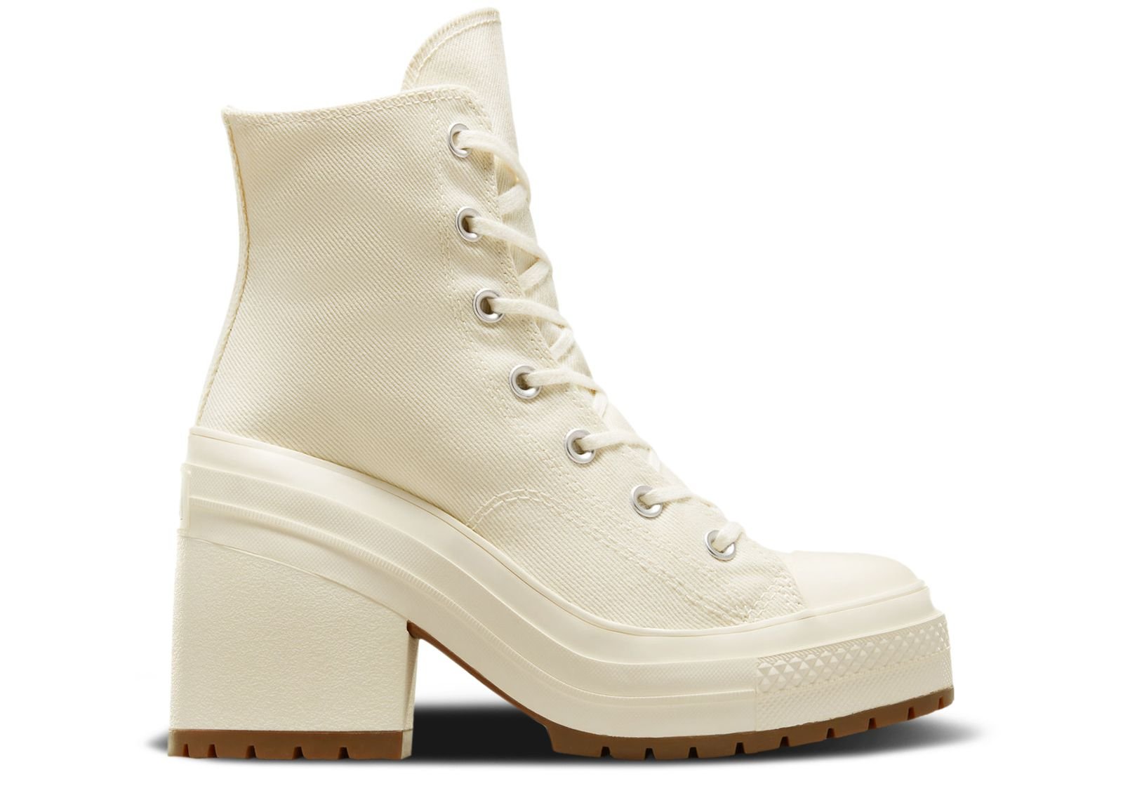 Кроссовки Converse Chuck 70 High De Luxe Heel 'Egret', кремовый кроссовки converse wmns chuck 70 de luxe squared high egret кремовый