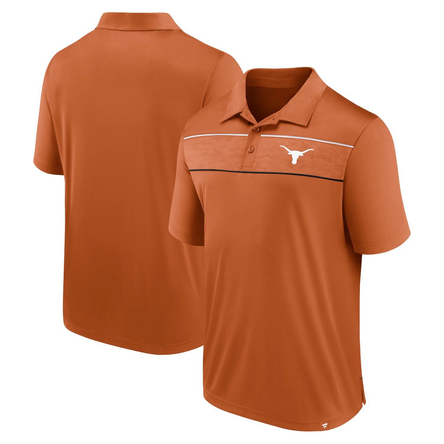 

Мужское фирменное поло Texas Orange Texas Longhorns Defender Fanatics