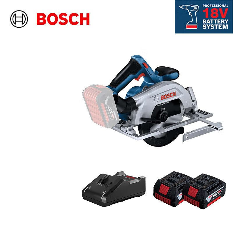 Циркулярная пила Bosch Bare Metal GKS 185-Li + два аккумулятора 4.0Ah