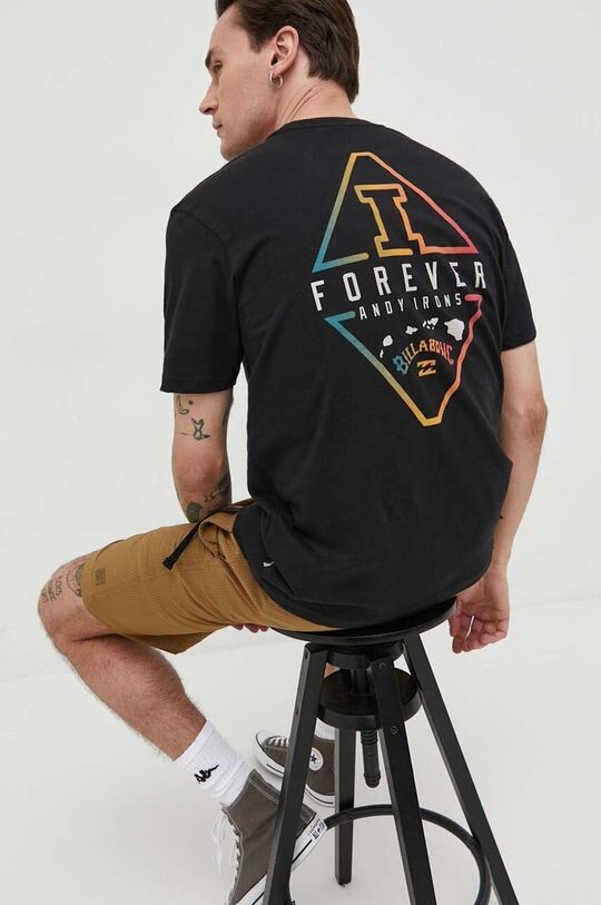 

Футболка из хлопка Billabong, черный