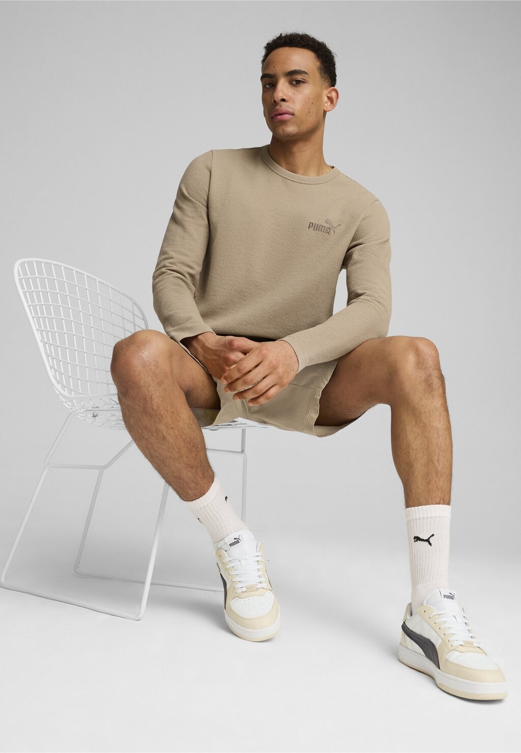 

Рубашка с длинным рукавом ELEVATED Puma, бежевый
