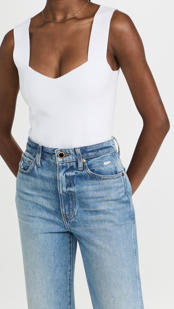 

Топ A.L.C. Jordana Crop, белый
