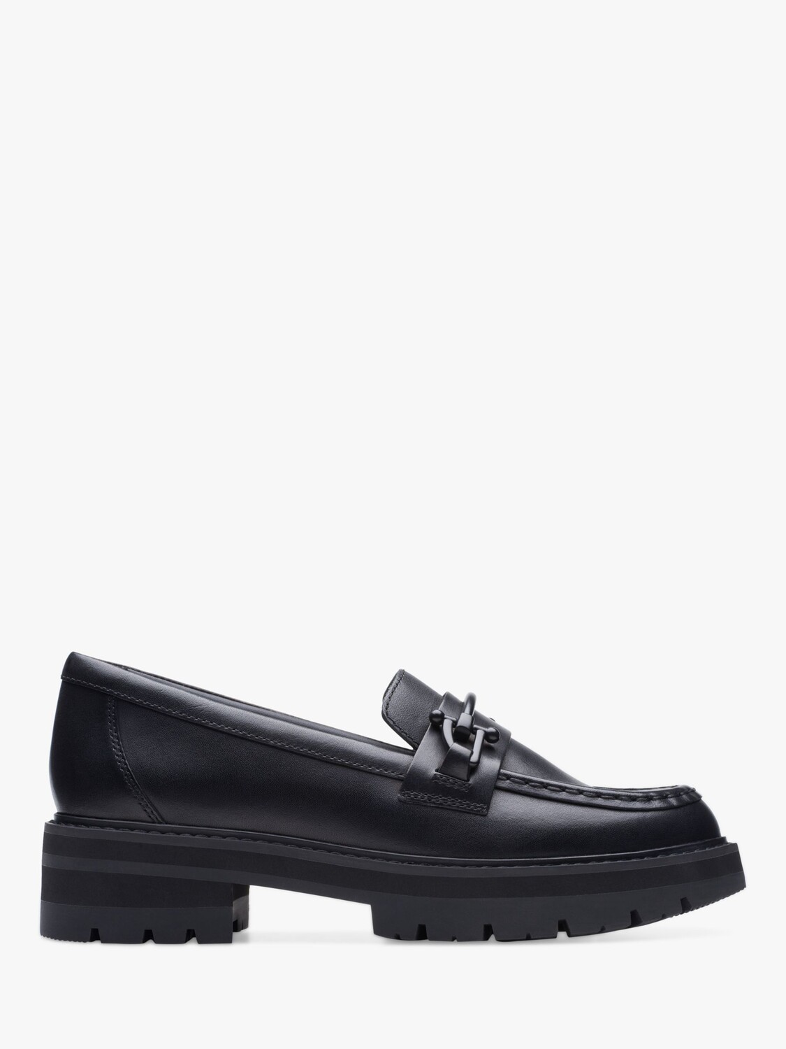 

Кожаные лоферы Clarks Orianna Bit на массивной подошве, черные