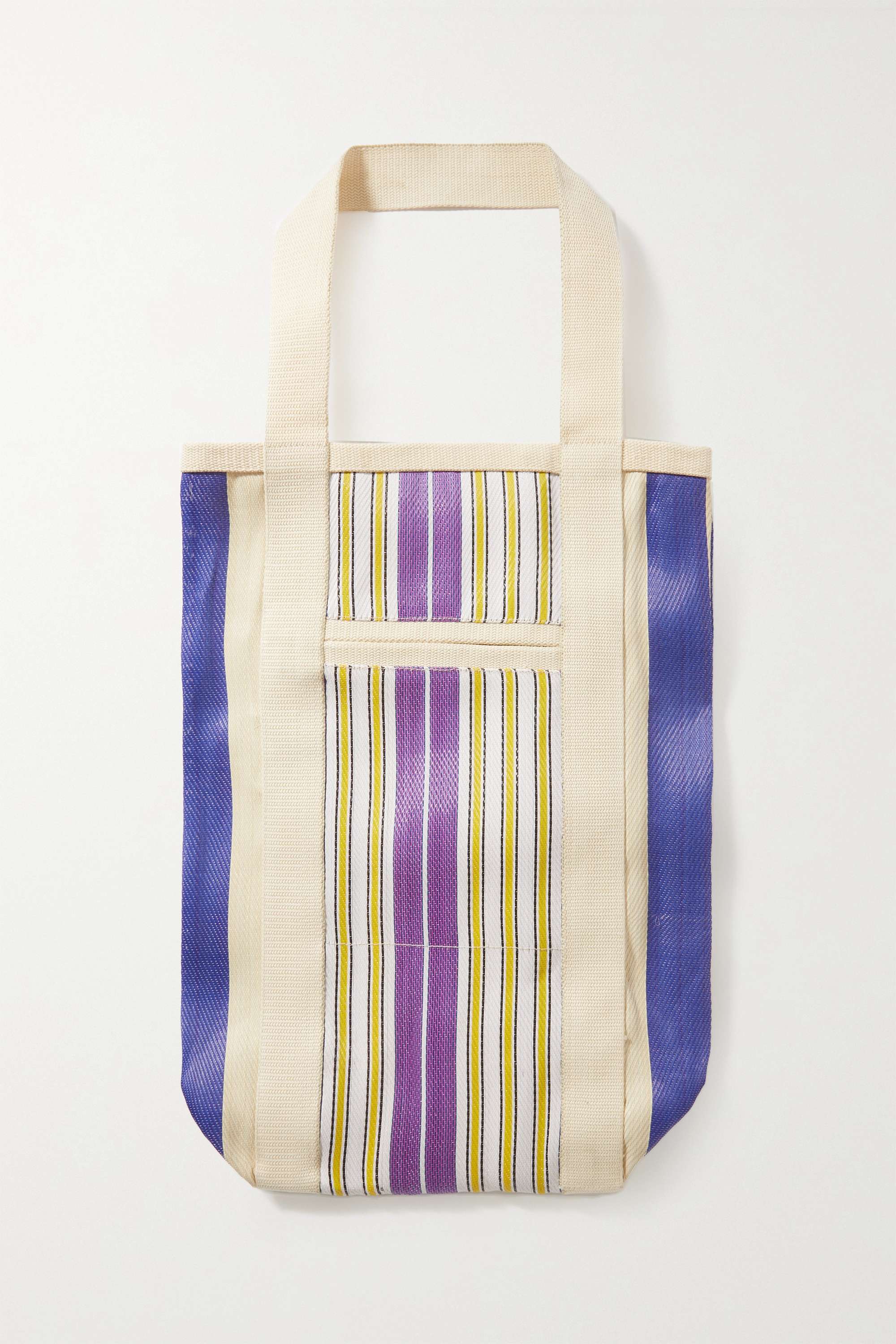 цена ISABEL MARANT сумка-тоут Darwen в полоску, фиолетовый