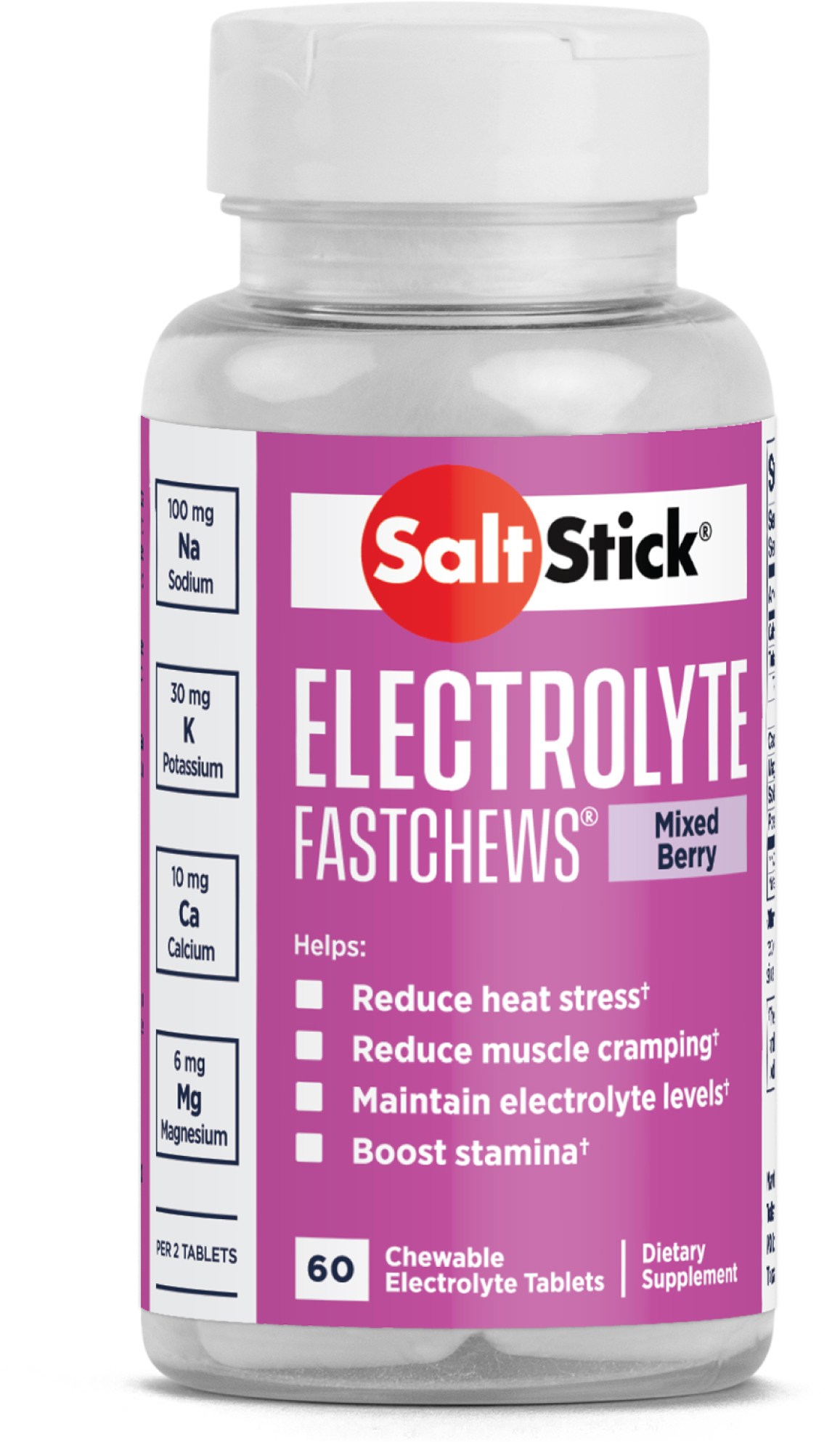 Жевательные таблетки с электролитом Fastchews - 60 таблеток SaltStick