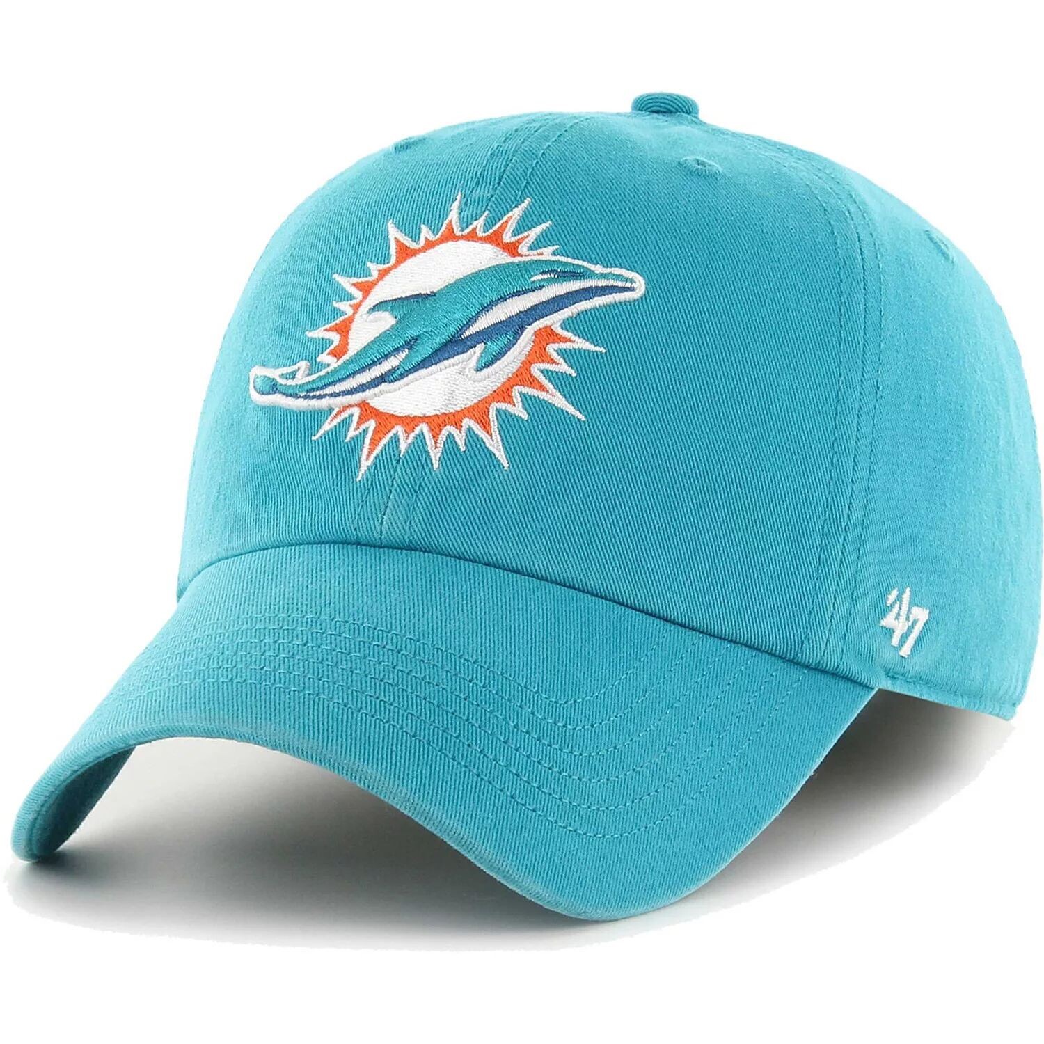 

Мужская регулируемая кепка с логотипом франшизы Aqua Miami Dolphins '47