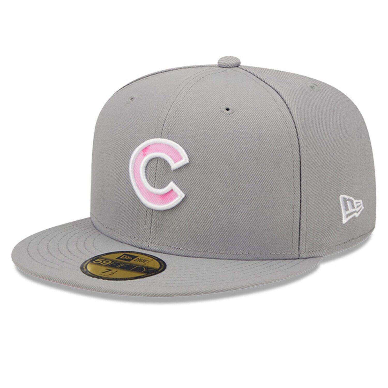 

Мужская бейсболка New Era Grey Chicago Cubs 2022 Mother's Day On Field 59FIFTY