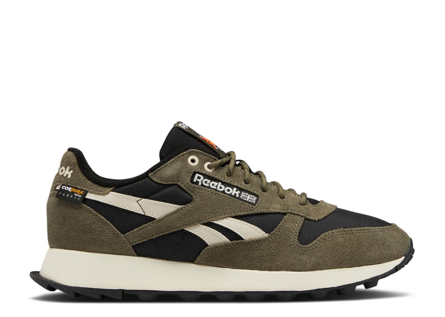 

Кроссовки Reebok Classic Leather 'Black Army Green', зеленый