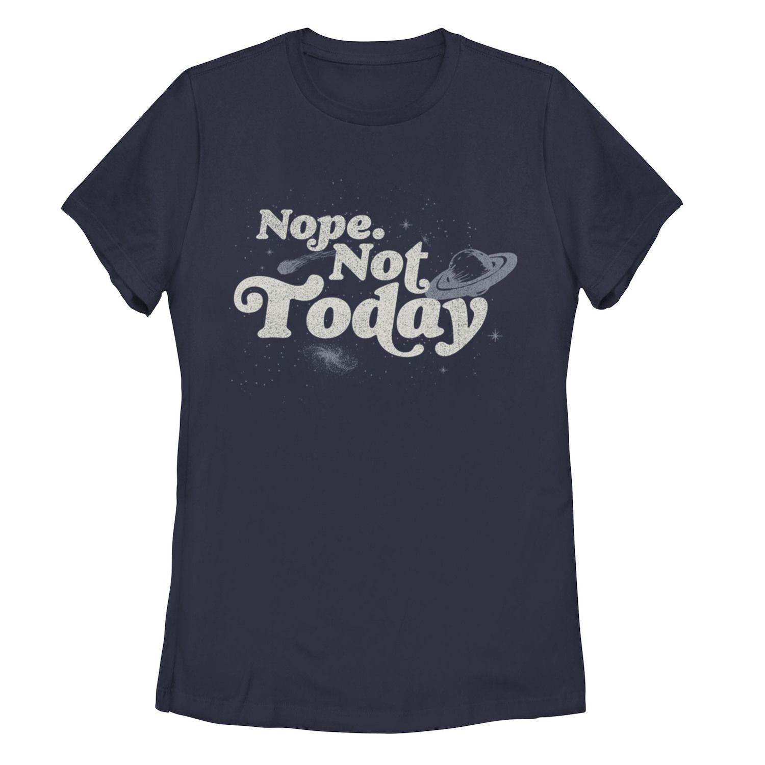 

Детская футболка с космическим рисунком «Нет, не сегодня»