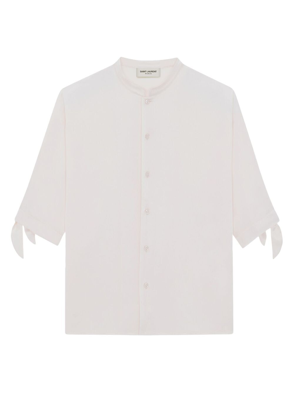 

Рубашка-туника из креп-сатина Saint Laurent