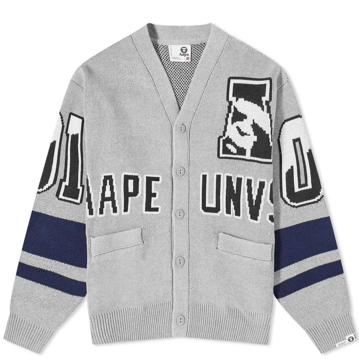 

Кардиган Aape Varsity, цвет Heather White