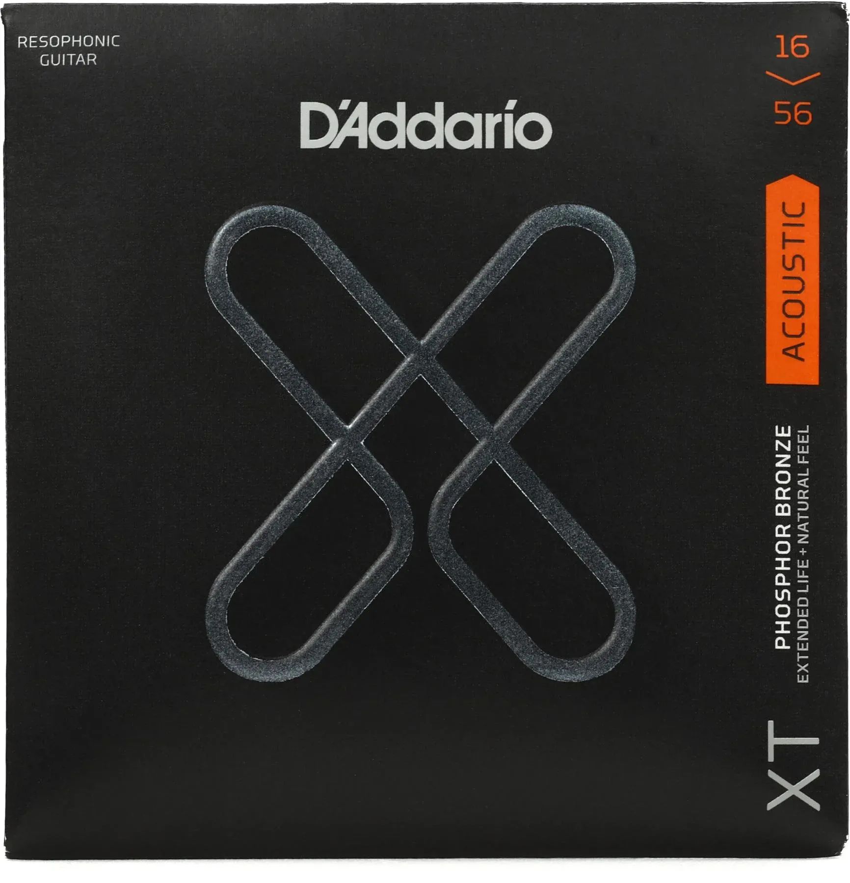 

Струны для резонаторной акустической гитары D'Addario XTAPB1656 XT из фосфористой бронзы — .016-.056 средние