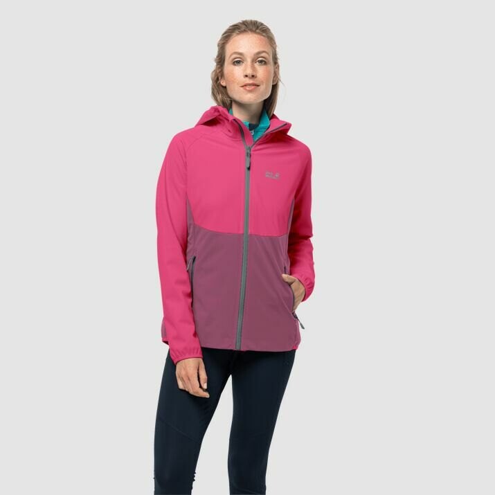 

Куртка Jack Wolfskin Go Hike Softshell, фиолетовый