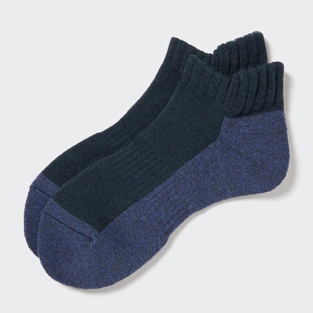 

Мужские носки Uniqlo HEATTECH короткие, темно-синий